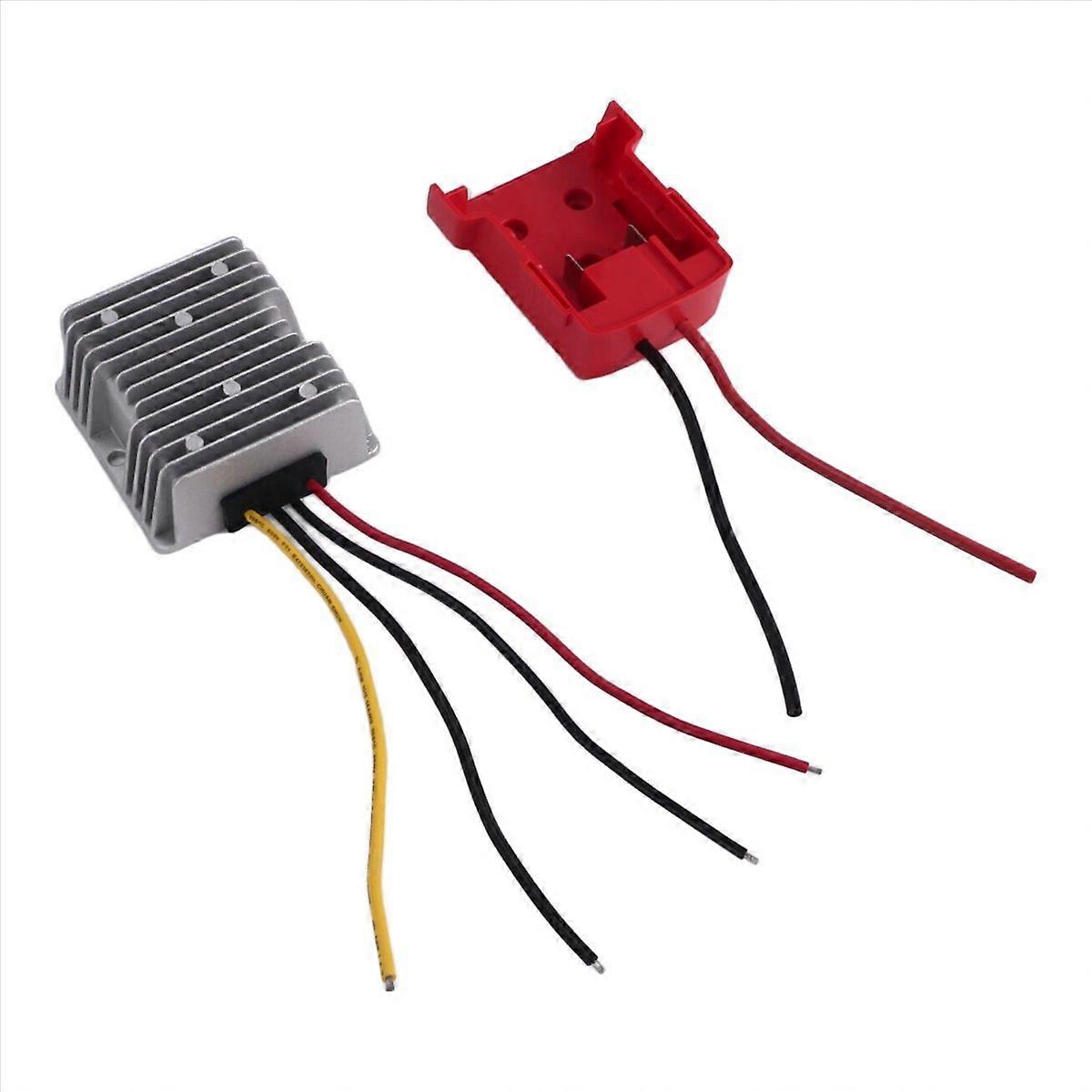 Step Down DC Voltage Converter for 18V To12V Battery Dock Power 180W Inverter,Connector DIY Adapter 