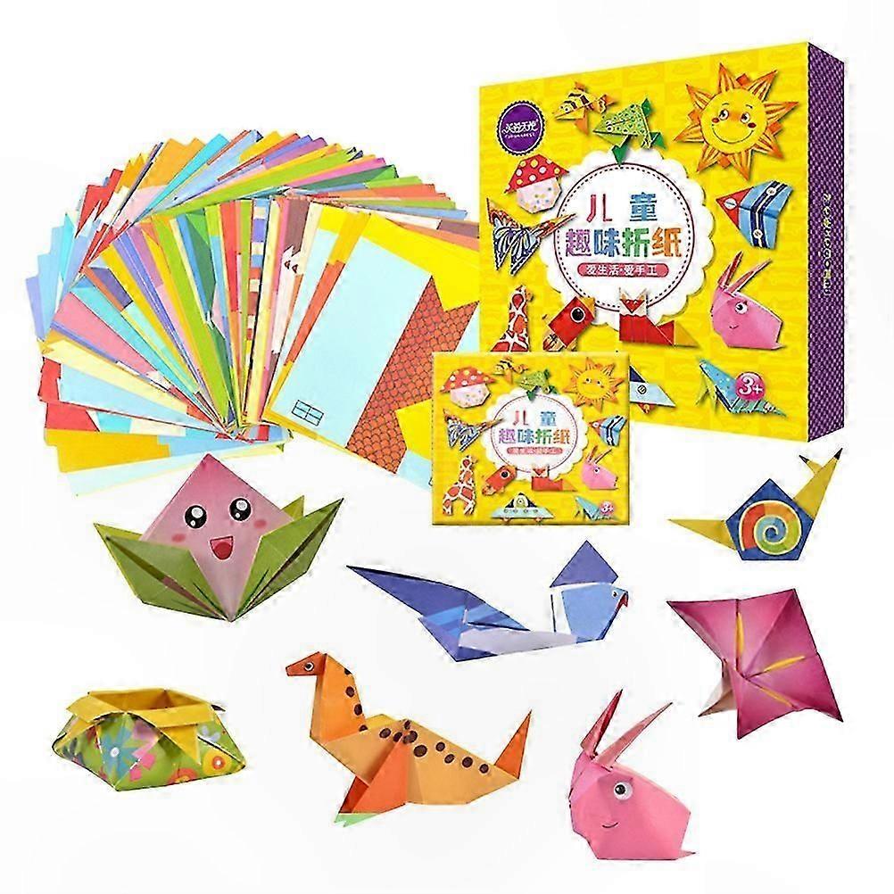 Children's Origami Book with Paper Folding Projects and Large Sheets for Crafting Fun