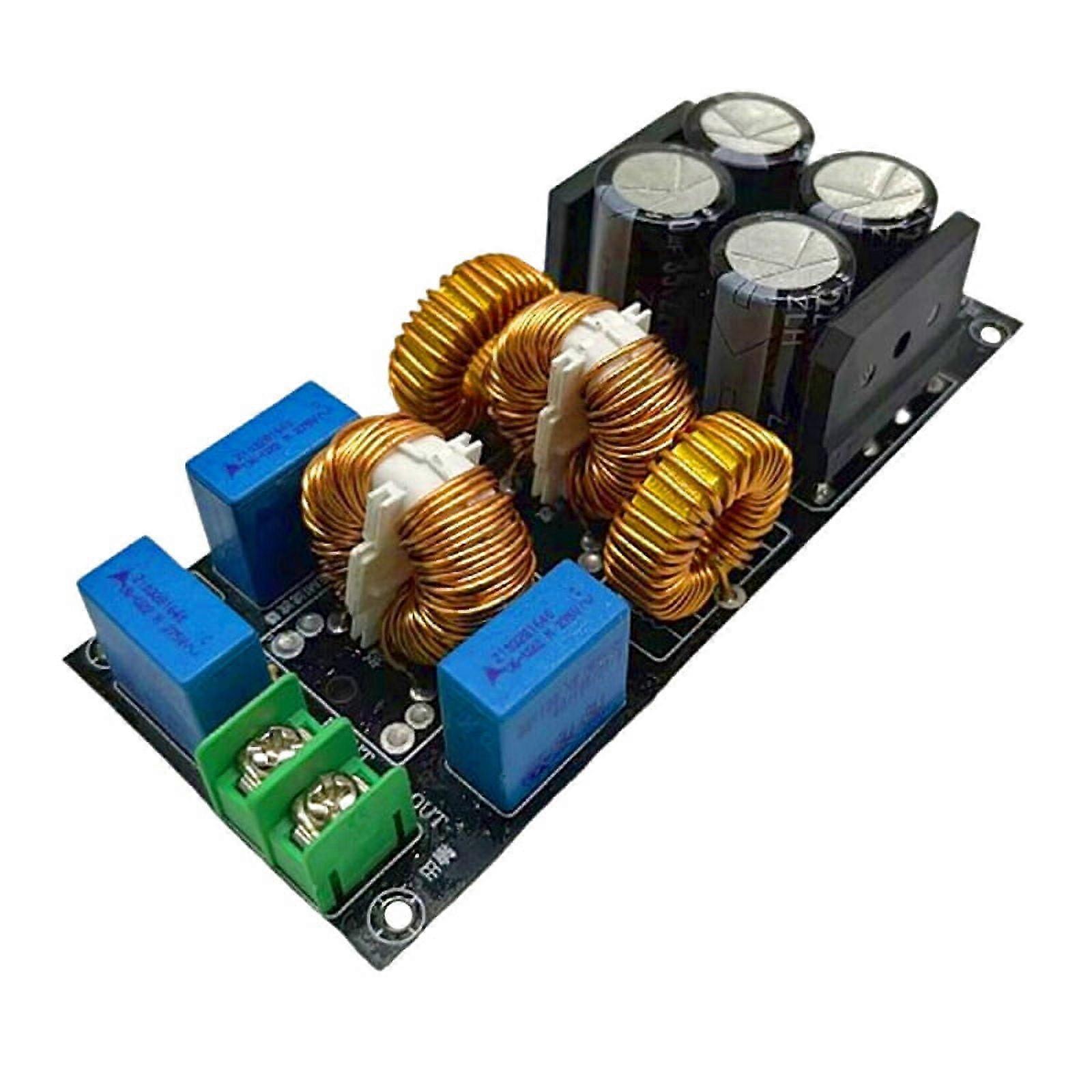 4A AC Power Filter Electromagnetic Interference Filter EMC High Frequency Power Filtering for Audio Power Amplifier