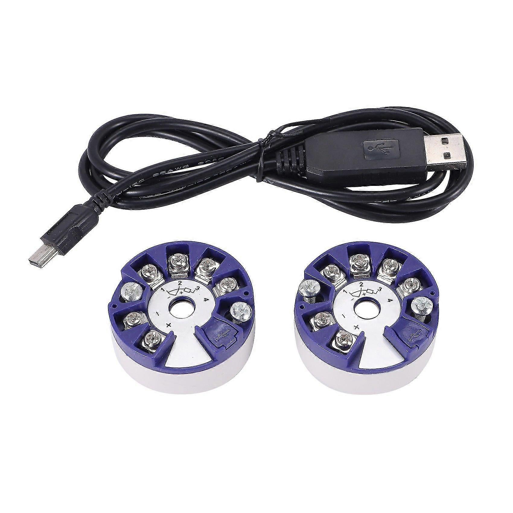 Programmable Thermocouple Pt100 To Converter Tc Rtd Input 4-20ma Output Head-mounted Temperature Transmitter