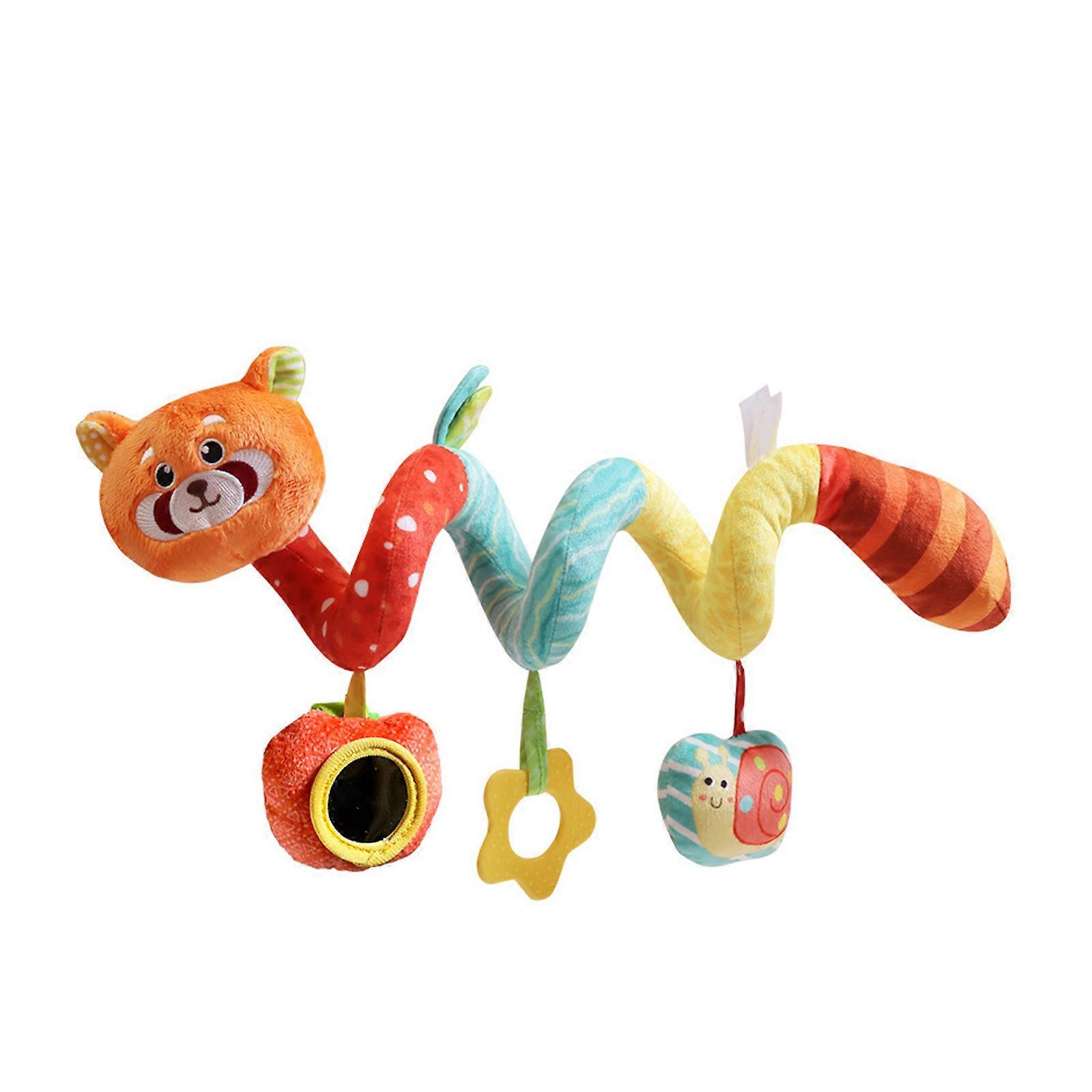 Soft Baby Crib Hanging Toy With Multiple Textures Educational Sensory Play For Newborns Toddlers Travel Stroller Accessories Multicolor