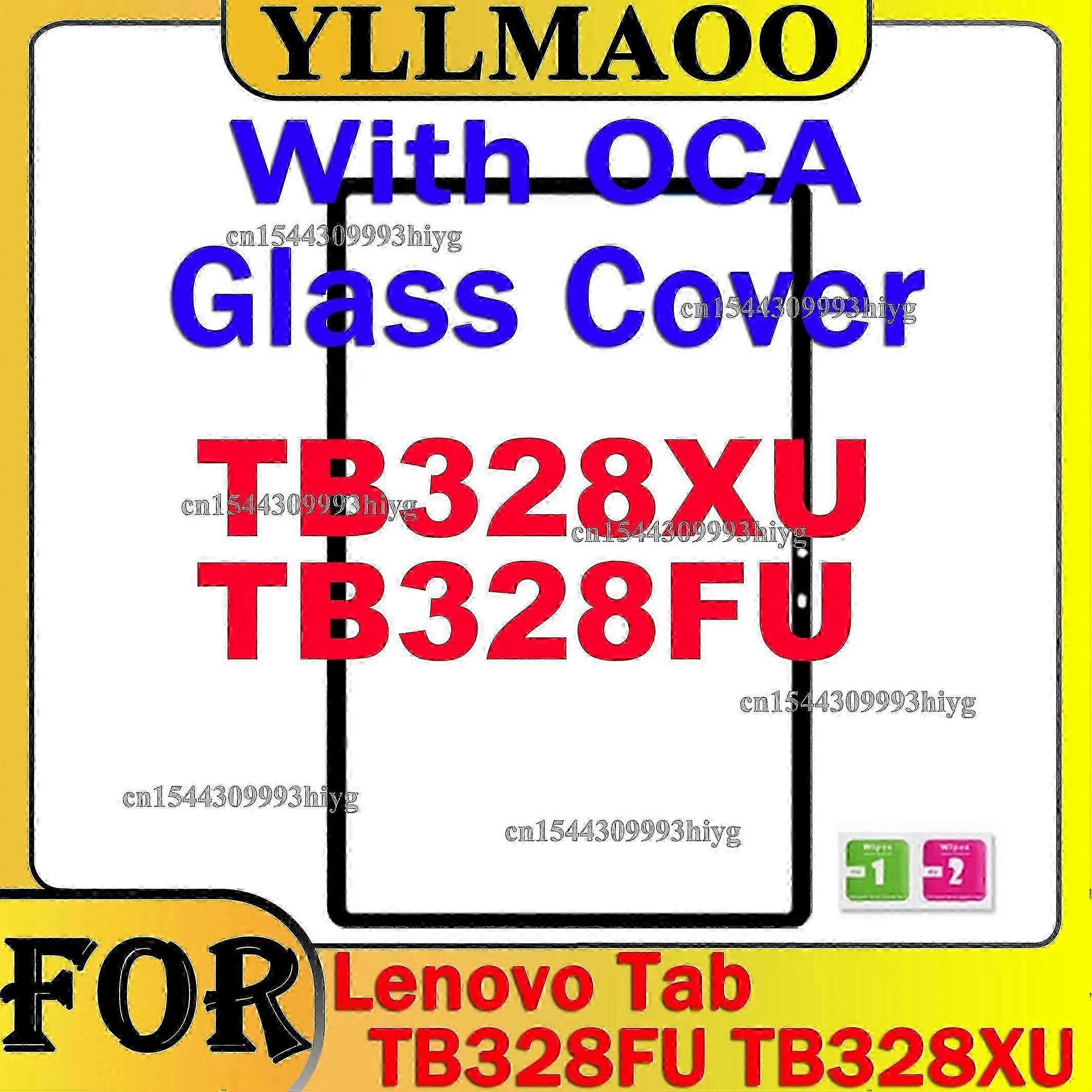 LCD's Outer Glass Replacement For Lenovo Tab M10 (3rd Gen) TB328FU TB328XU TB328 Screen Panel Sensor Front Cover With OCA w