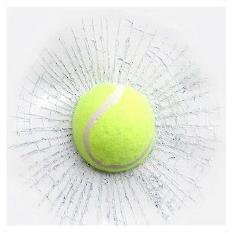 Funny 3d Simulation Balls Break Glass Car Window Sticker @BUGU