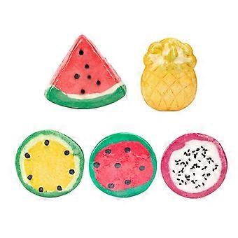 Fruit bath salt balls, bath salt balls, shower sheets, essential oil bubbles, dried flowers, fried bath balls