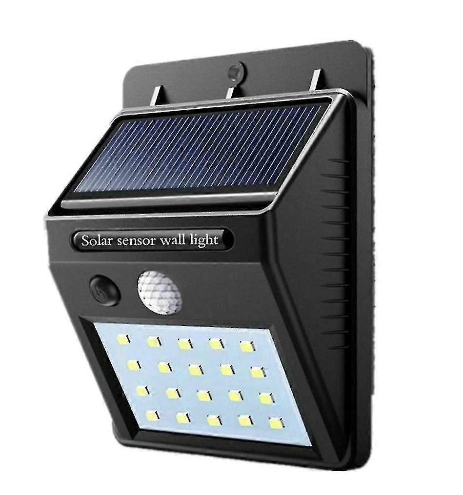 20 Led Waterproof Solar-sensor/motion-sensor Wall Light, Outdoor