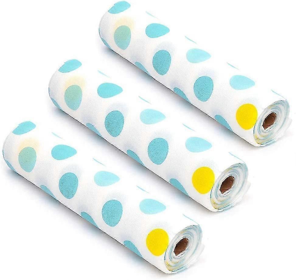 Shelf Paper Drawer Liner Non Adhesive,anti-bacterial Non-slip Waterproof Drawer Mat 30x300cm, 3 Rolls