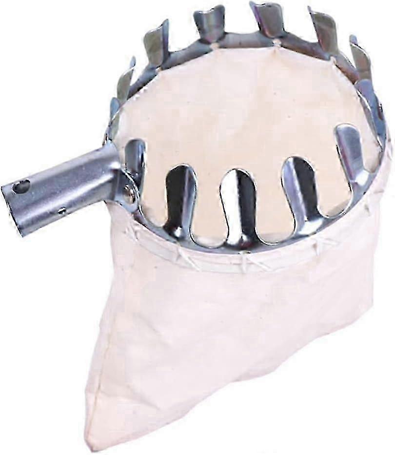 Fruit Pickers Fruit Picker Metal Fruit Picker with Collection Bag Fruit Picking Tools Fruit Catcher Tree Care Tool Head for Apple Pear Citrus Peach (1