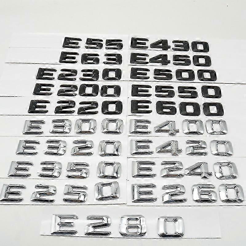 Trunk Emblem Badge Logo For E-class W210 W211 E43 E53 E63 E55 E200 E220 E250 E280 E320 E350 E420 E550 E500 E430