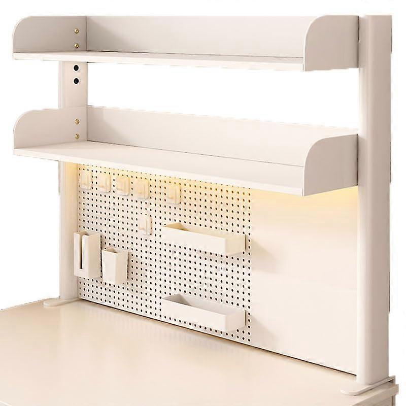 Adjustable 2/3 Tier Desk Shelf Nizer ClampOn Desk Storage for Gaming Devices and Table Accessories Above or Below Desk