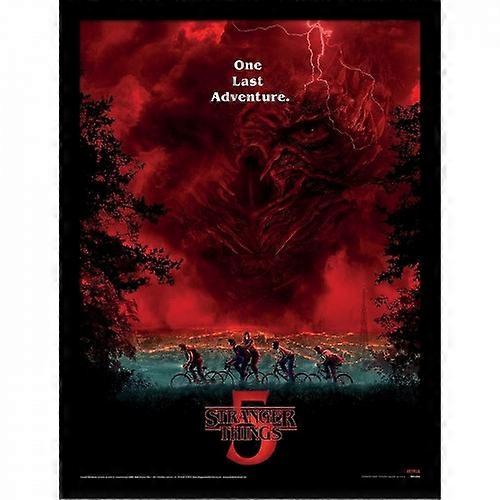 Stranger Things 5 Vecna Framed Print