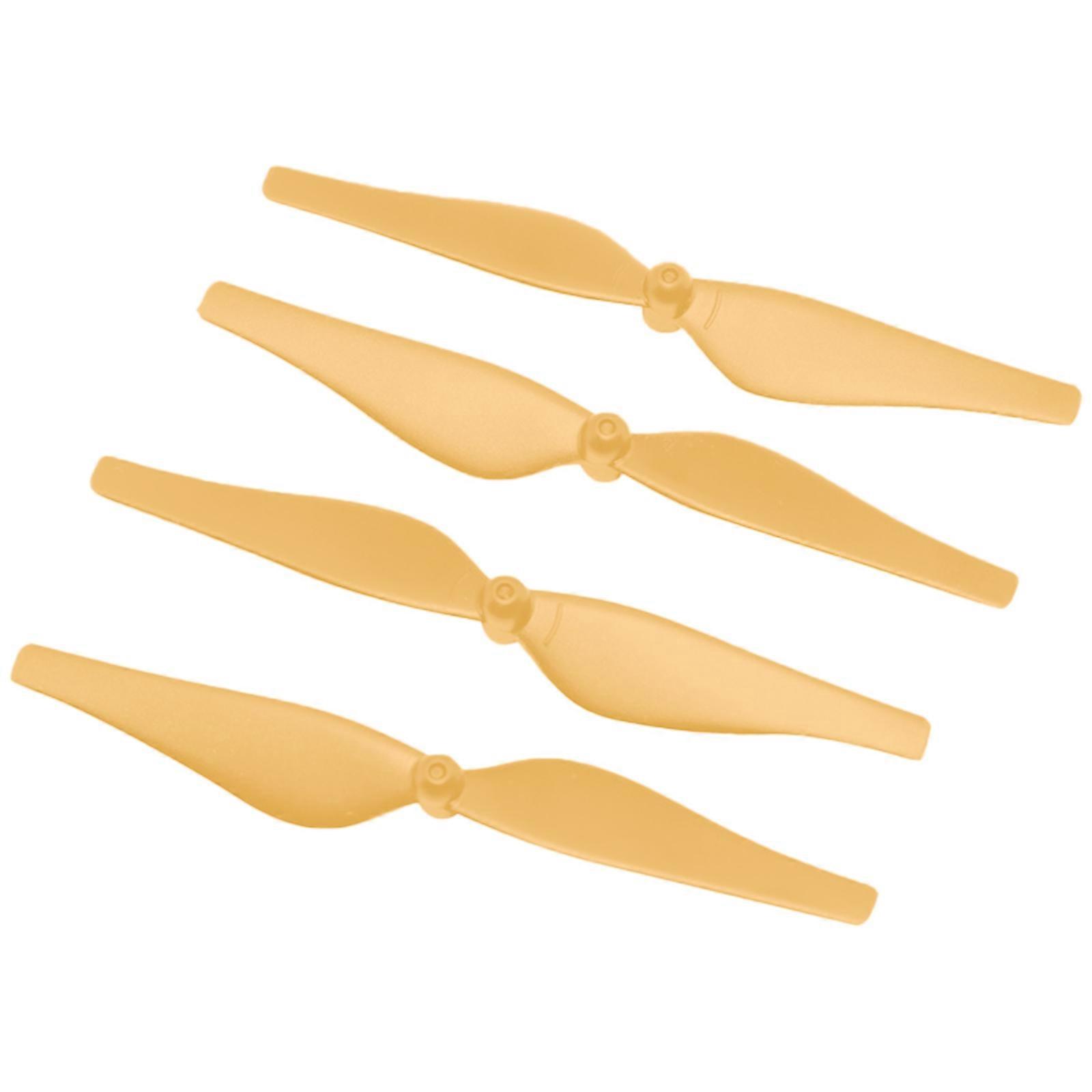 Set of 4pcs Propellers for UAV Assorted Color Precised Flight and Easy Installation UAV Wing Props Pack  Yellow