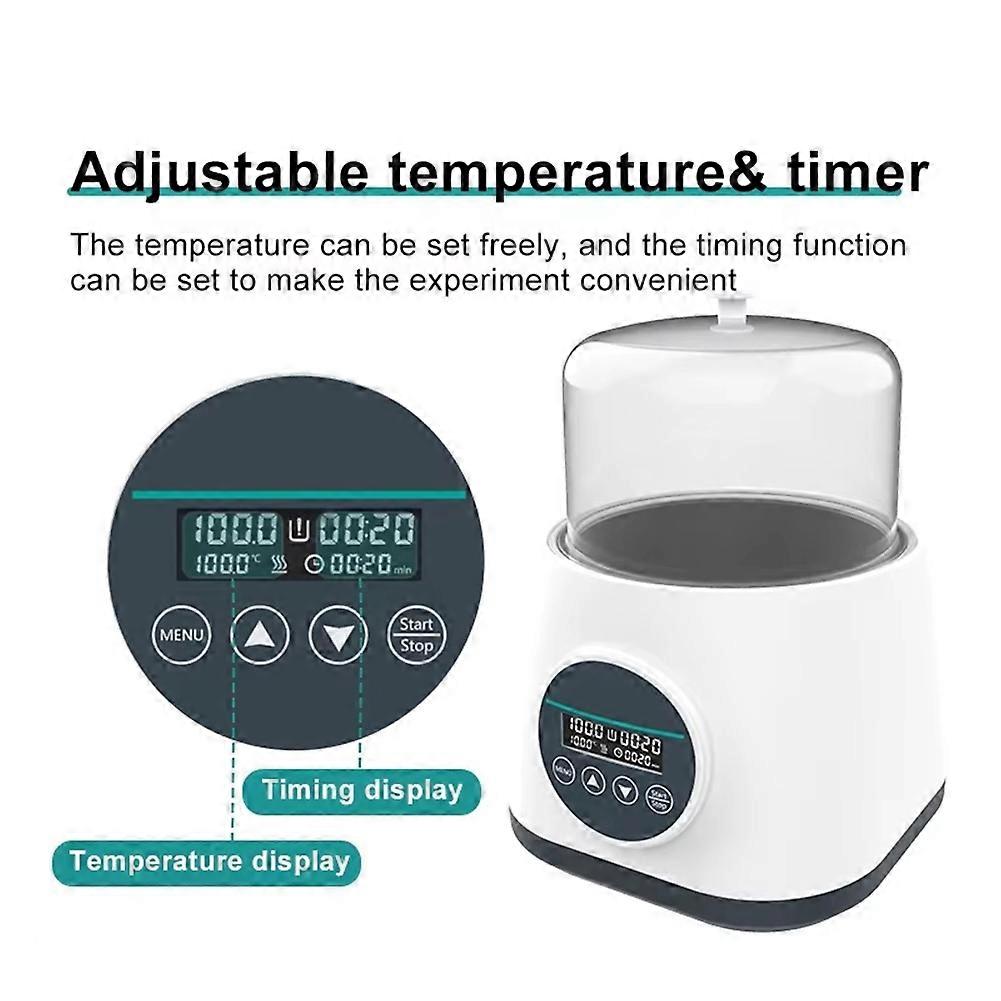 Water Bath Laboratory Constant Temperature Digital Display Anti-Dry Burning Function 2L EU Plug