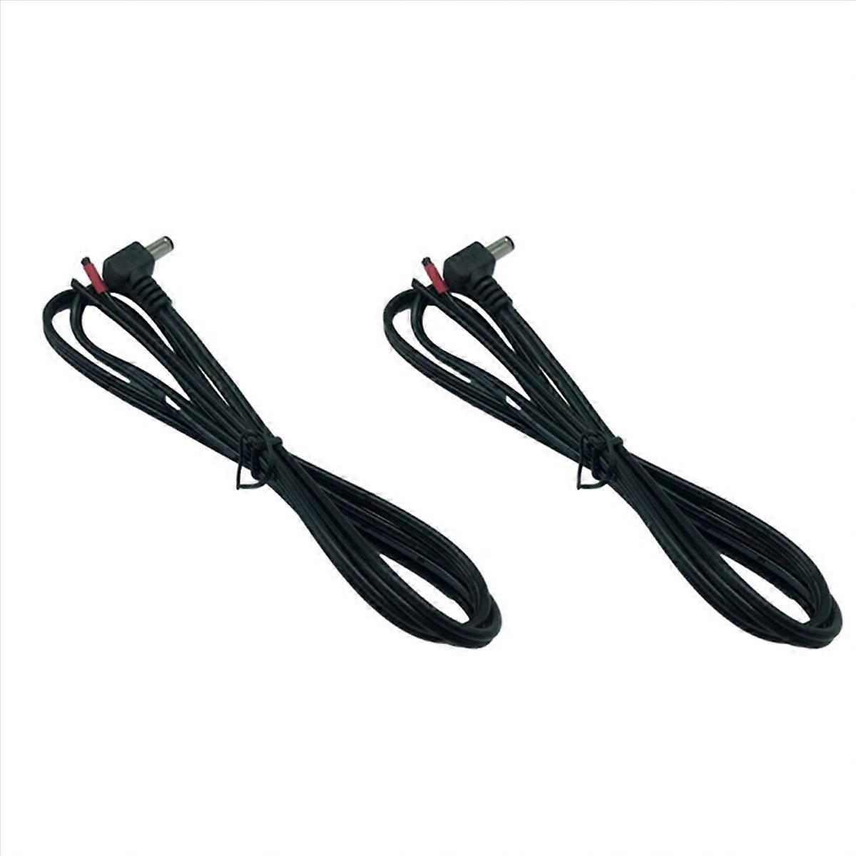 2X Right Angle DC Power Cable Lead for IC-705 Transceiver QRP DC Power Cable