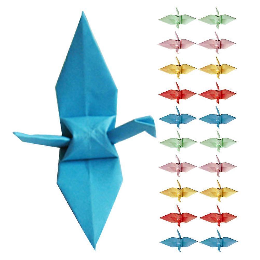 Multi Origami Crane Decor Handmade Crane Garlands for Wedding 100Pcs