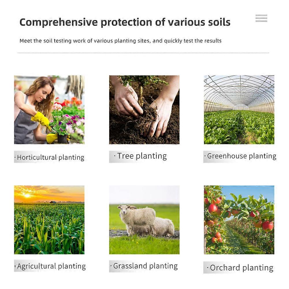 Soil Analysis Instrument pH Meter 2 in 1 without Battery Garden Yard Farm Soil Humidity pH Measuring Tester Hygrometer Detector