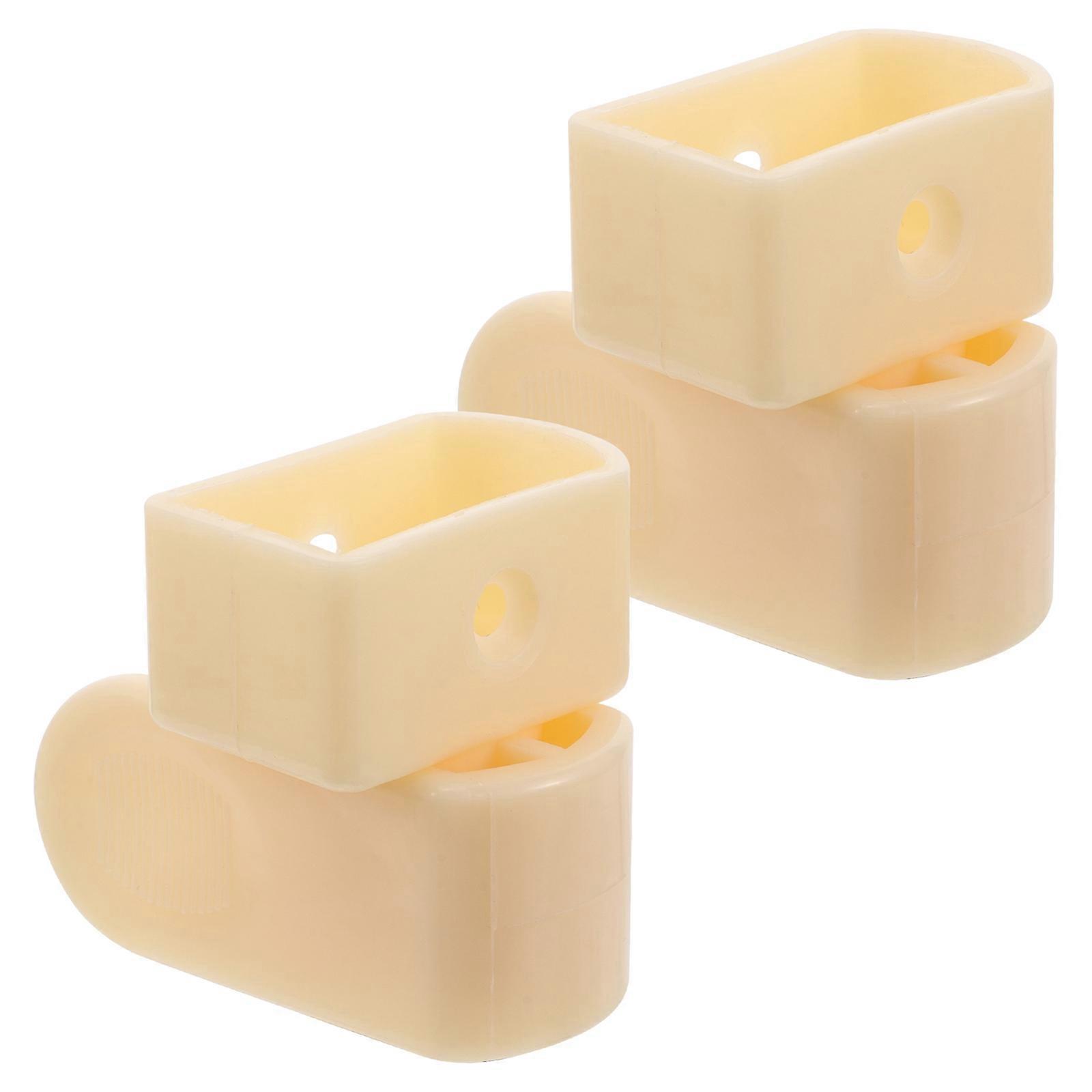 Mounting Parts with Autolock Design for Safe and Easy Use at Home Light Yellow Plastic 1 Set