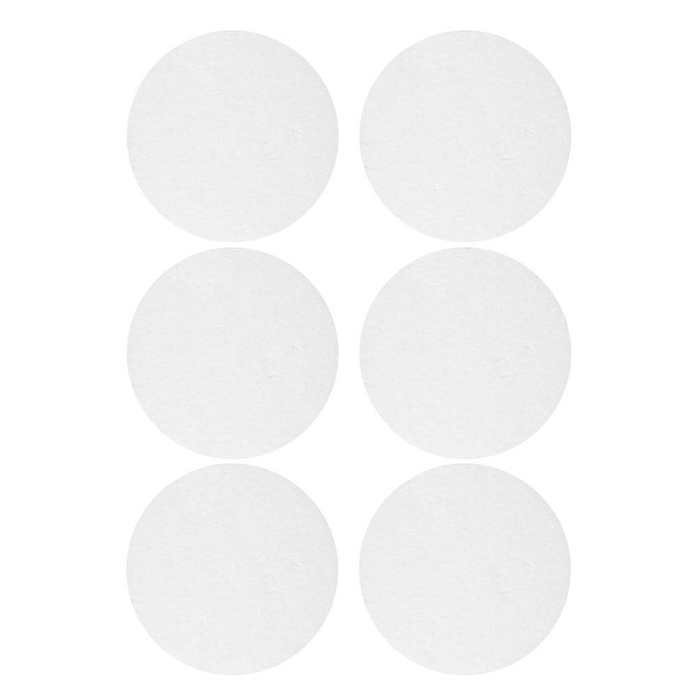 Foam Circles Polystyrene Disc for DIY Crafts 6Pcs White Material