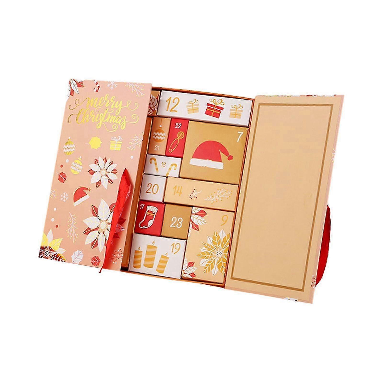 Christmas Countdown Calendar with Ornaments for Holiday