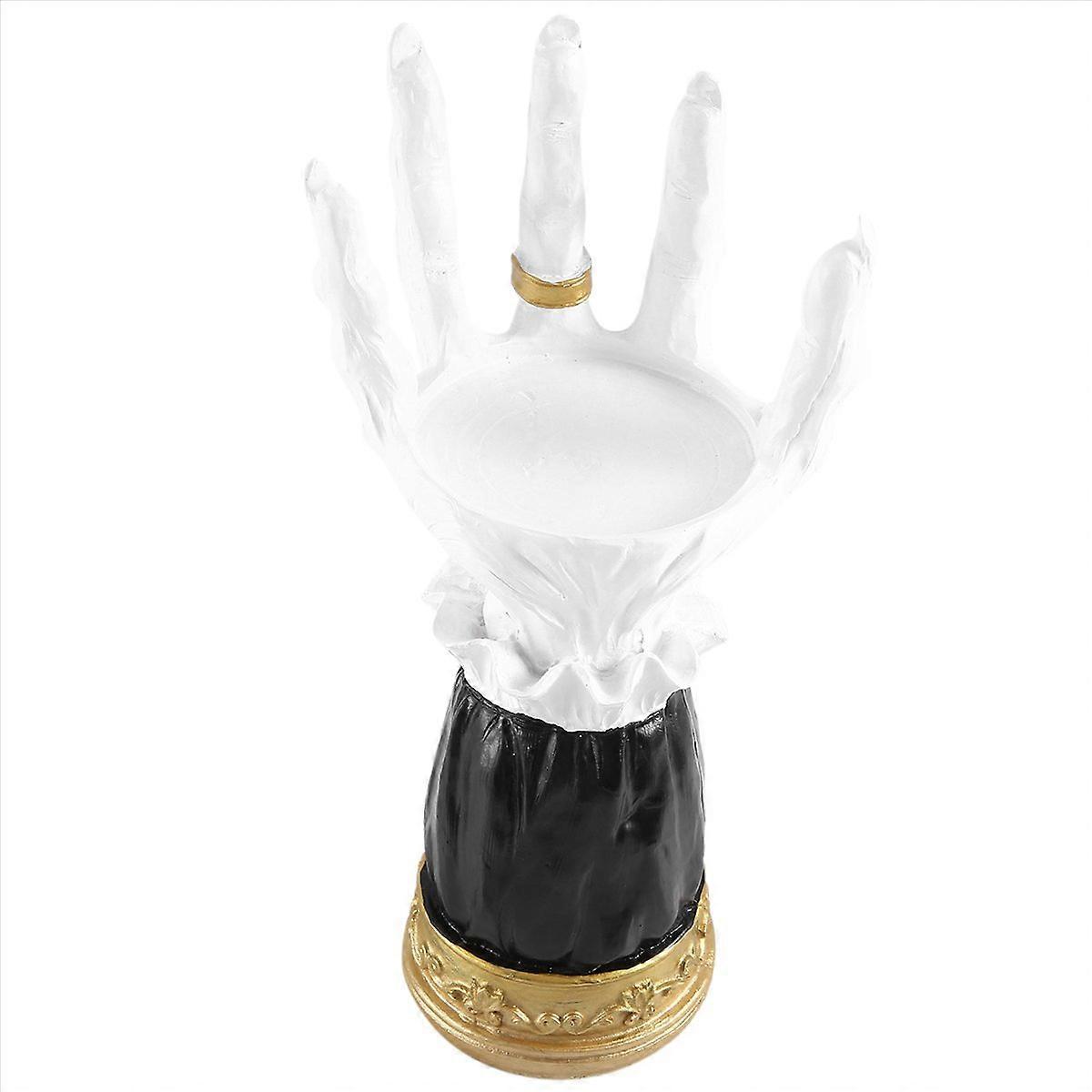 Halloween Resin Witch Hand Candlestick