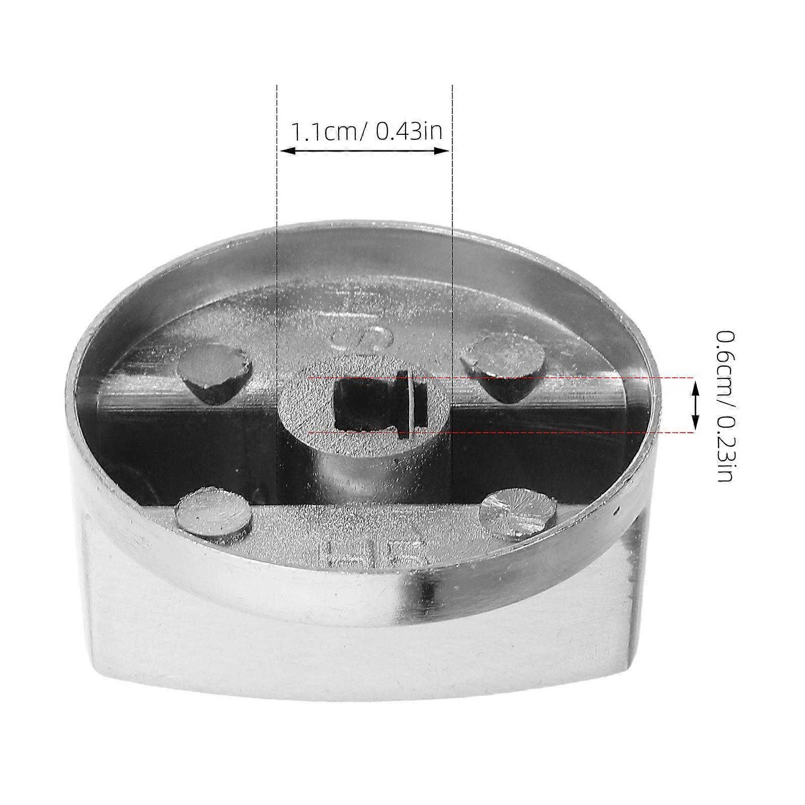 4pcs Gas Stove Switch Knob Rotary Switch Knob Right Angle 0 Burner Control Knob