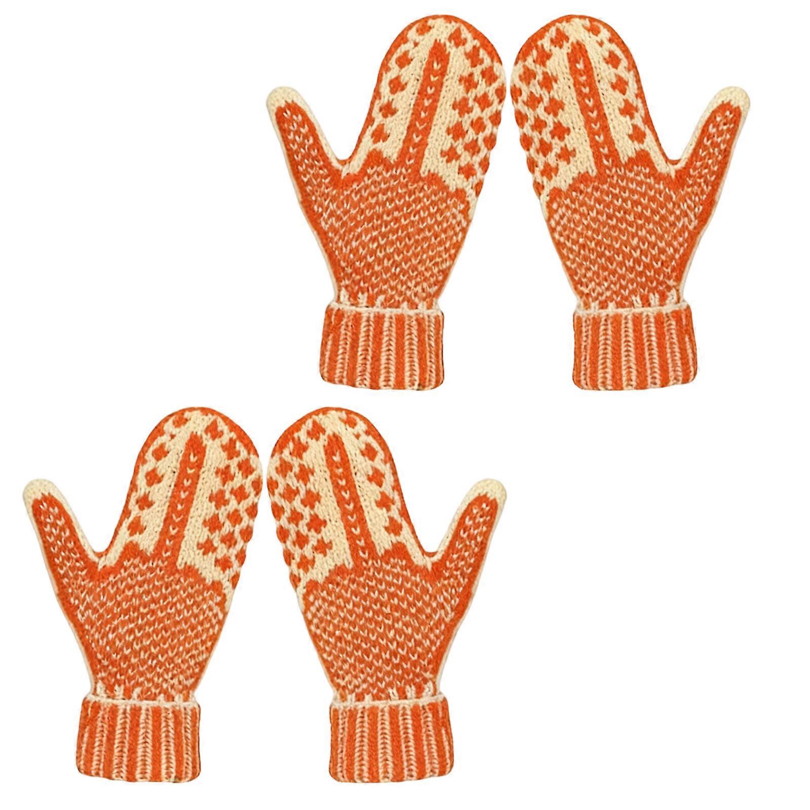 Christmas Gift Warm and Comfortable Knit Gloves With Concealed Design Providing Warmth and Fun for Enthusiasts Multicolor