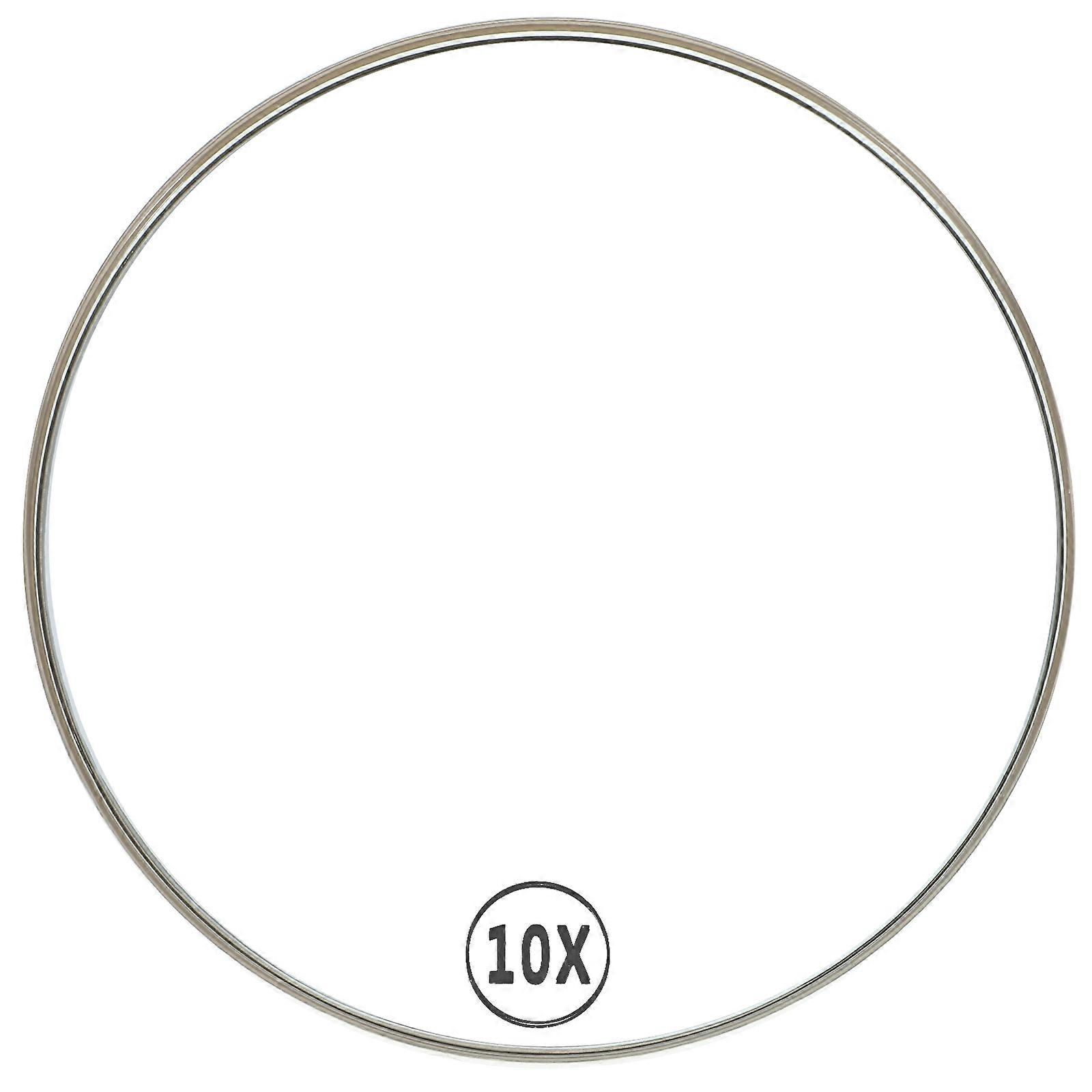 Single Side Magnifying Mirror Suction Cup Makeup Mirror for Bathroom 2Pcs