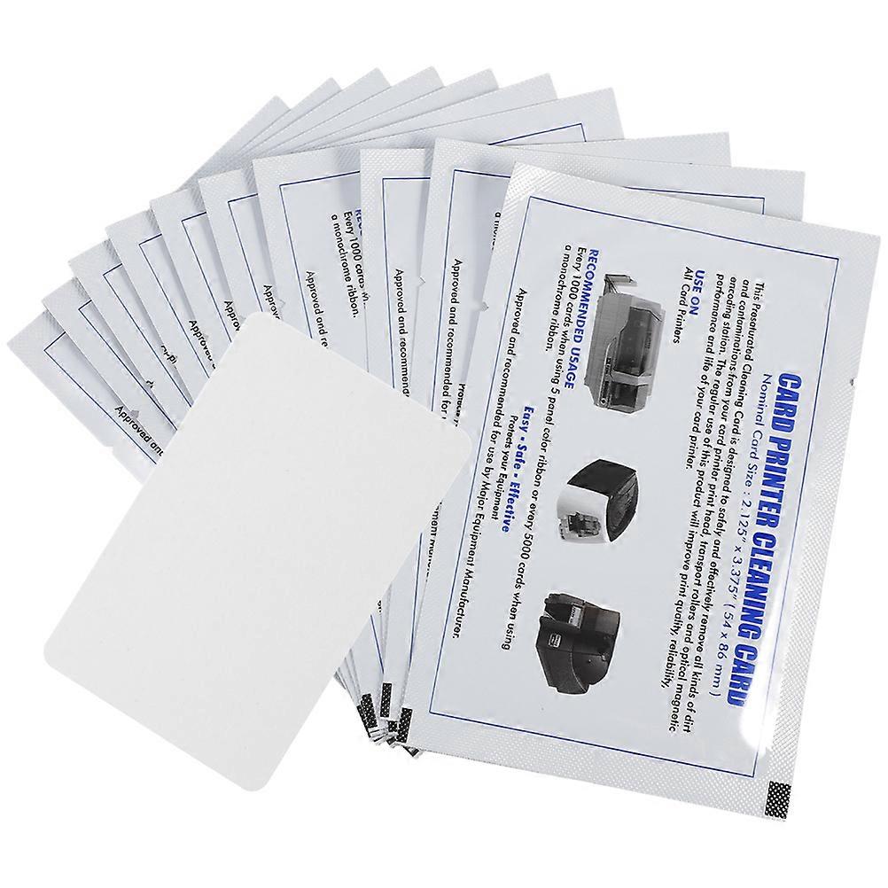 Card Machine Cleaner PVC for Credit Card Reader Maintenance 20Pcs