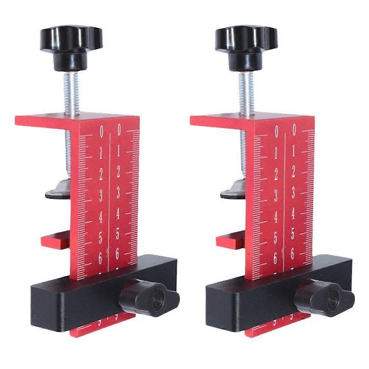 Woodworking Cabinet Door Mounting Positioner Clamp Adjustable