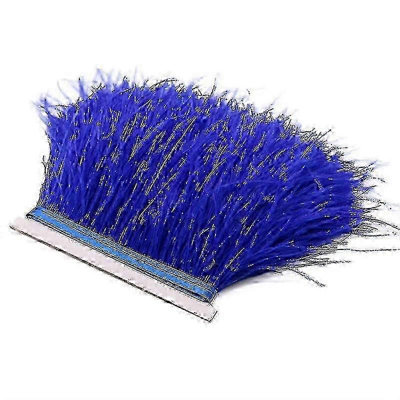 Feather Ribbon for Crafting, 2m Ostrich Plumes with Selvage Edge
