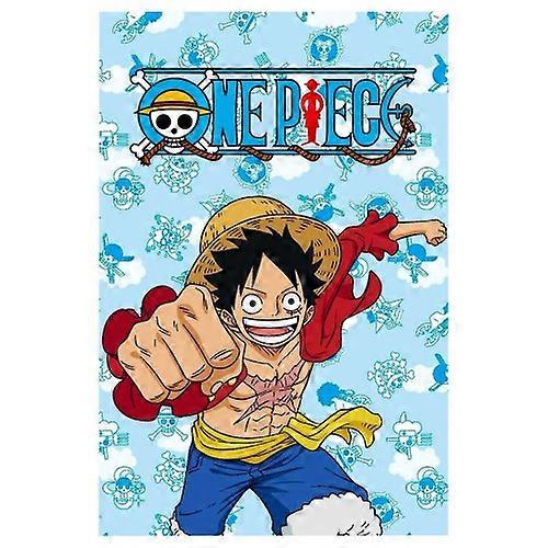 One Piece Fleece Monkey D. Luffy Blanket