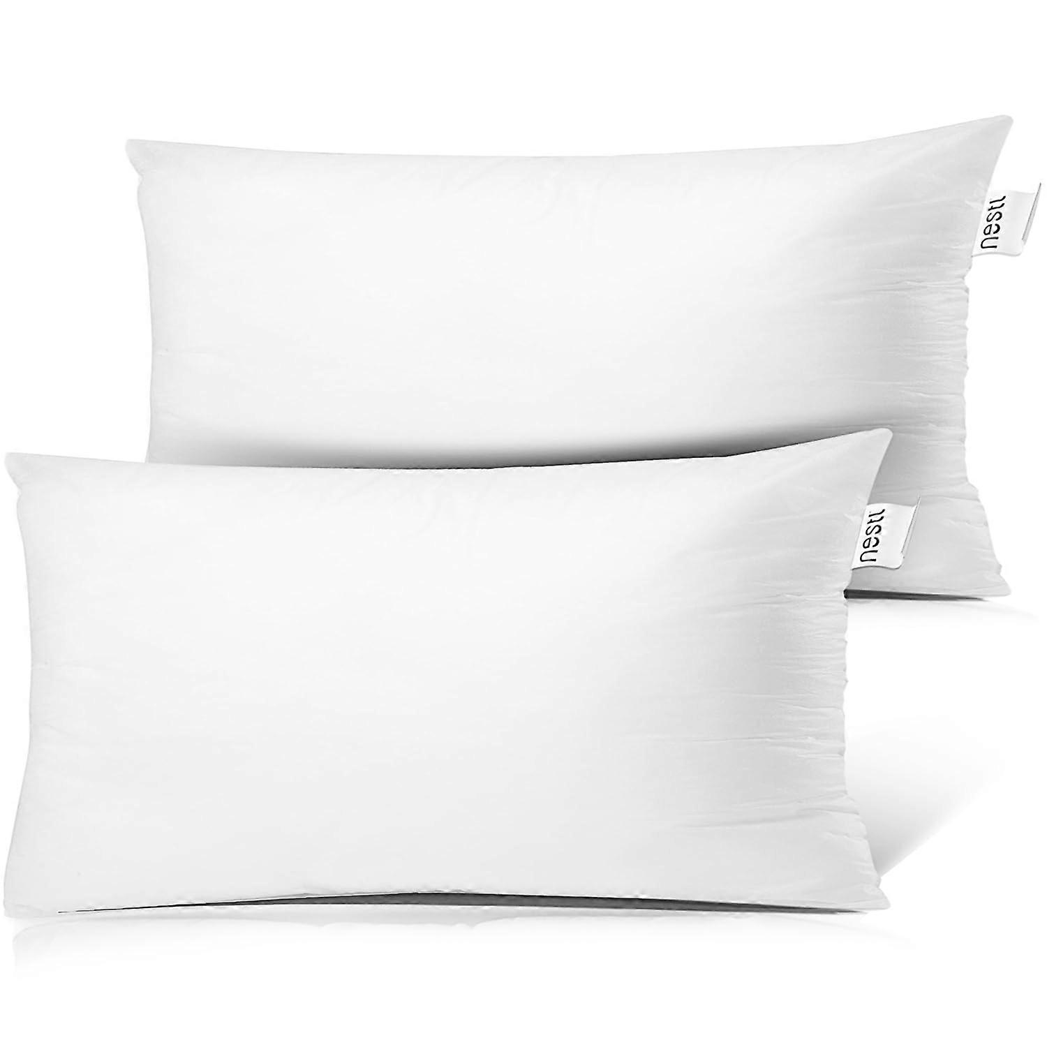 12x18 Throw Pillow Inserts Set of 2 with Plush Support Fill, Soft Couch Pillows for Home Decor