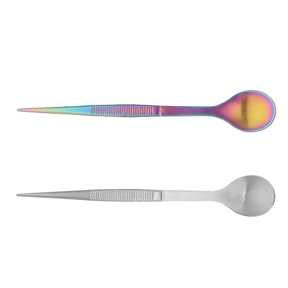 Chef Tasting Spoon with Tweezers for Kitchen Use 2Pcs Set