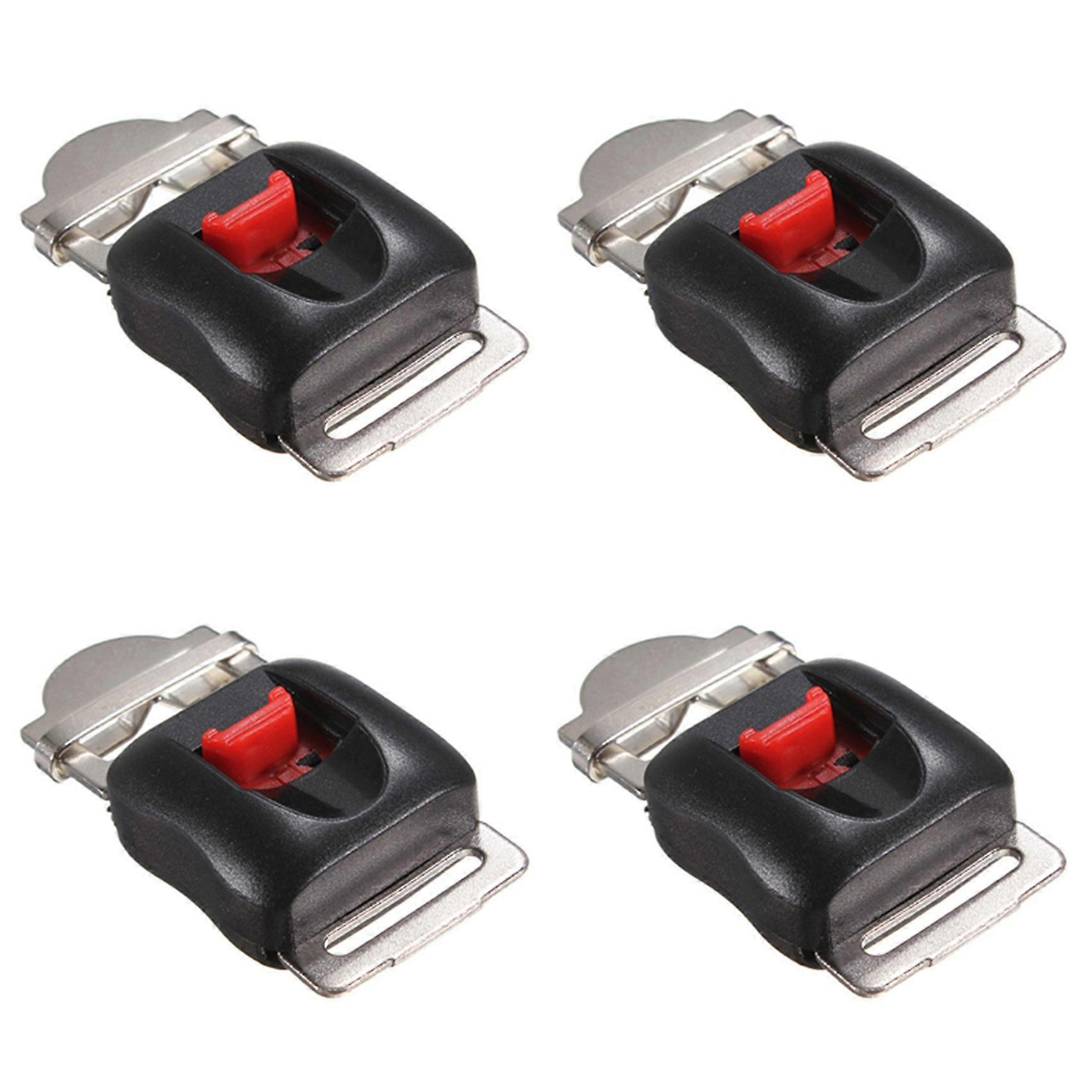 4X Universal Motorcycle Helmets Clip Strap Quick Release Disconnect Buckle 