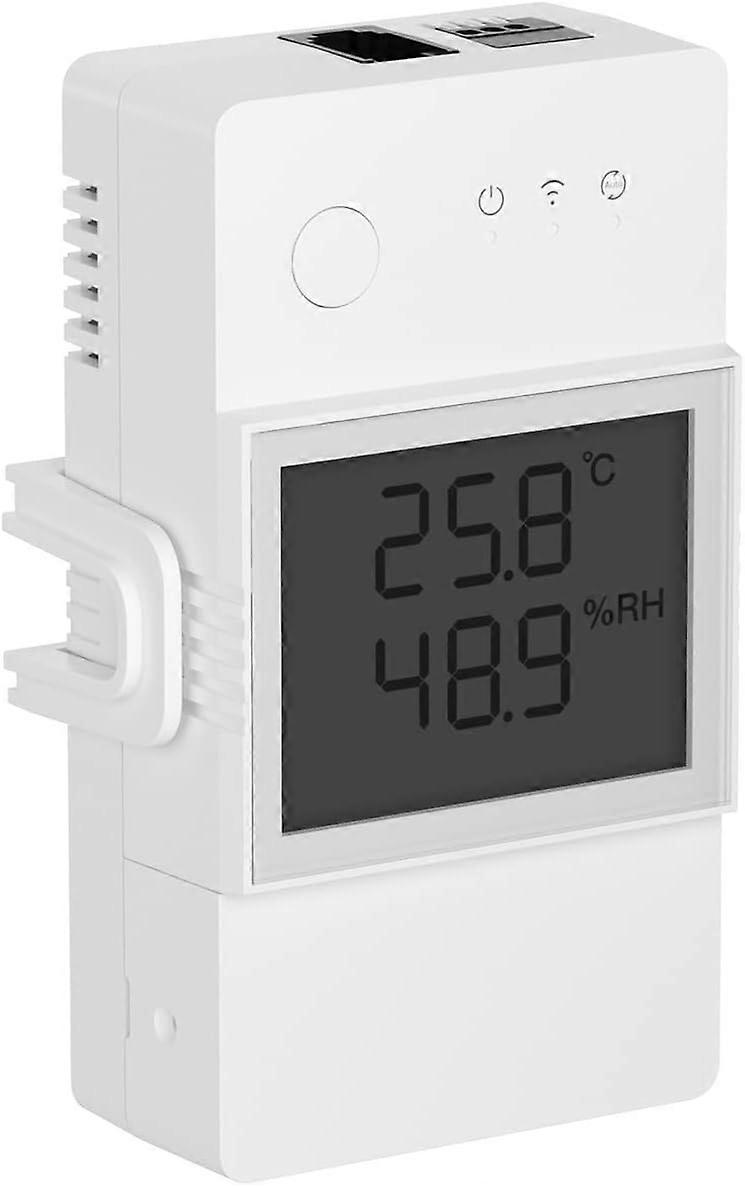 TH Elite 16A Wireless WiFi Smart Switch with Temp.&Hum Measurement for Smart Home, Compatible with Alexa, Google Home, IFTTT, Remote Control-271