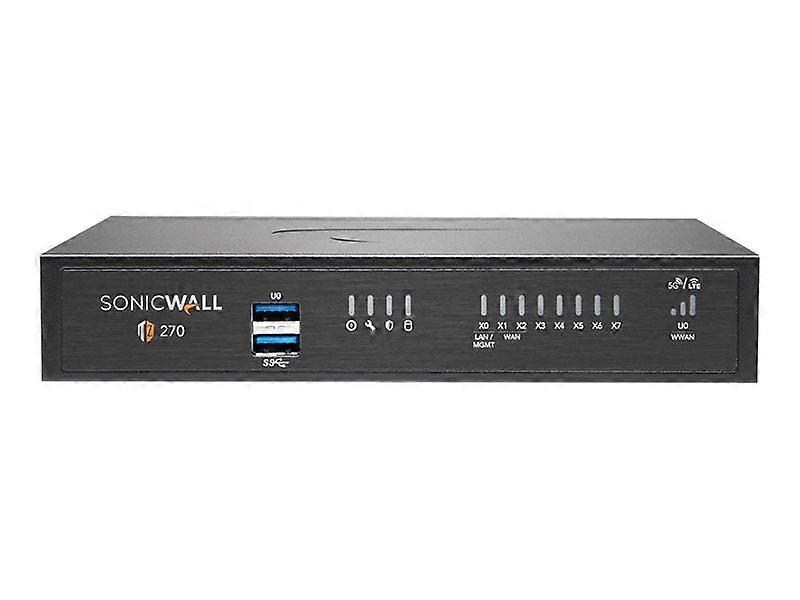 Sonicwall TZ270 - Säkerhetsutrustning - 1GbE - Stationär dator