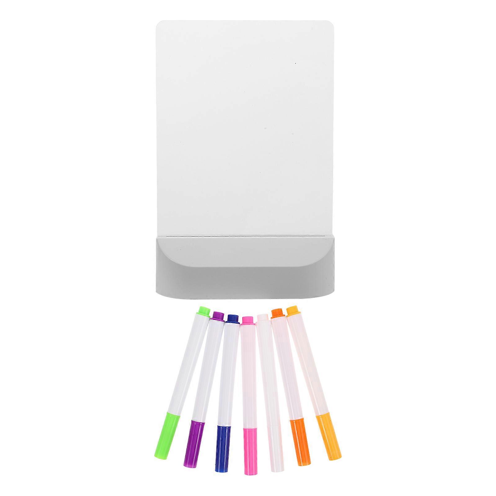 Night Light Message Board Acrylic Dry Erase Board with Light 3Sets