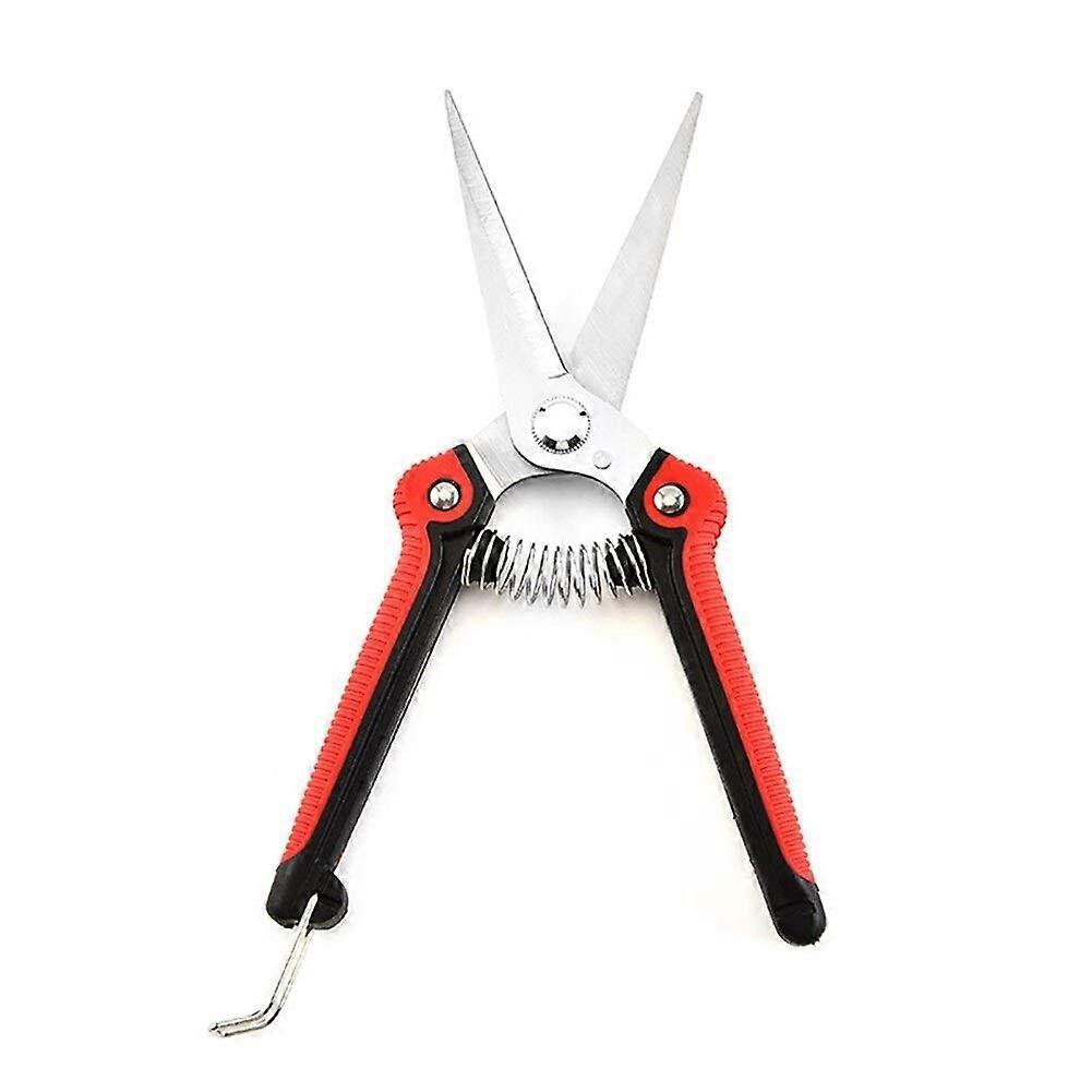 Pruning Shears with Sharp Stainless Steel Blade, Ergonomic NonSlip Garden Scissors for Plants