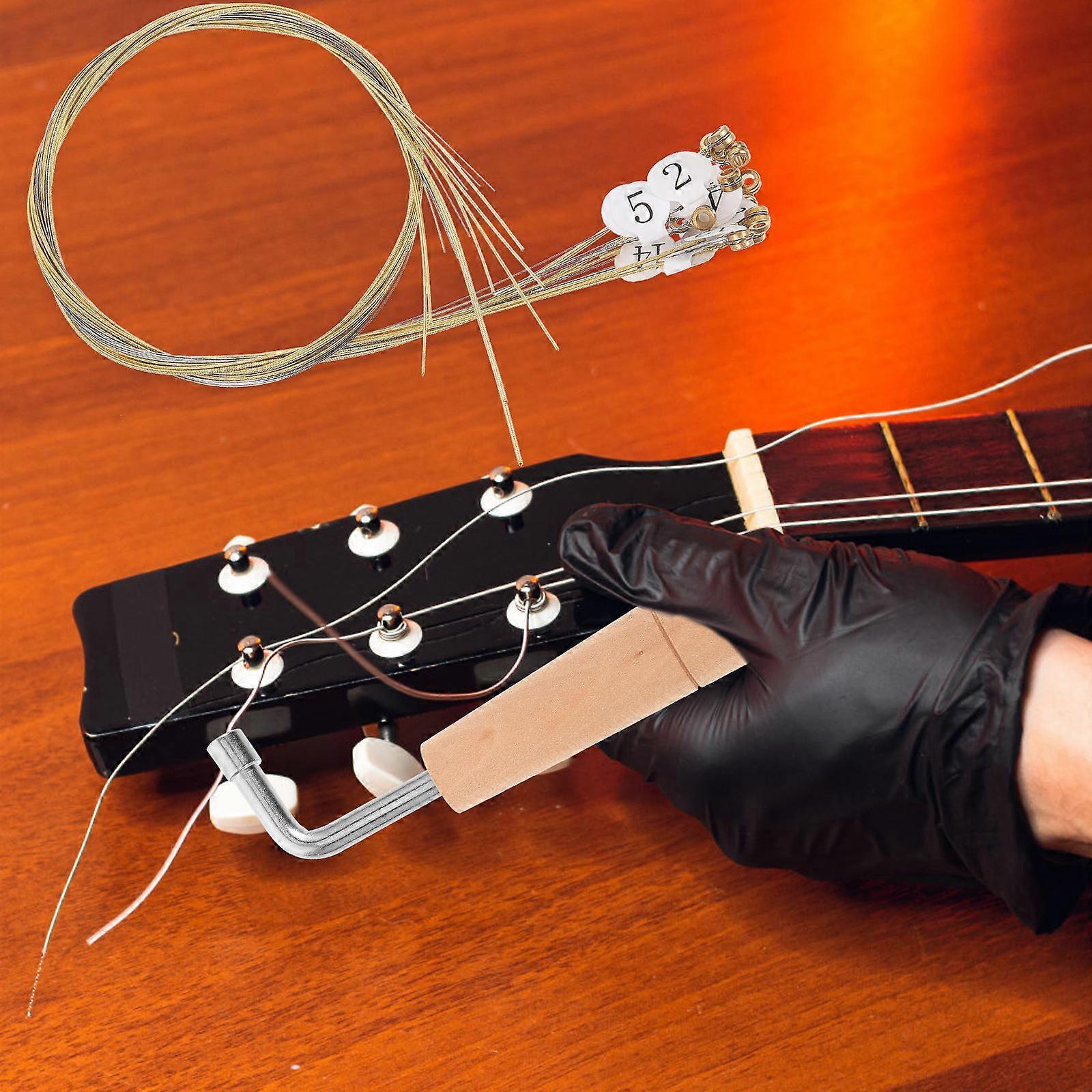 Tuning Wrench Harp Lyre Strings With Assorted Color For Beginners Professionals 1 Set