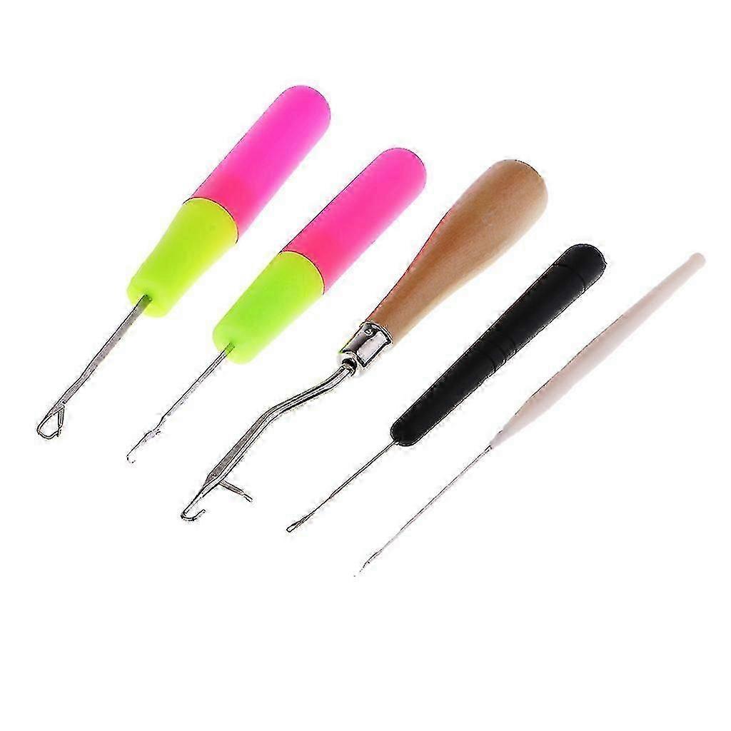 5pcs Latch Hook Crochet Needles for Hair/Micro Braid Dread Lock Maintaining 2025