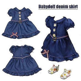 Conjunto de roupas para boneca de 45 cm (18 polegadas) - Acessórios para boneca reborn BornBaby - Presente - 25-26
