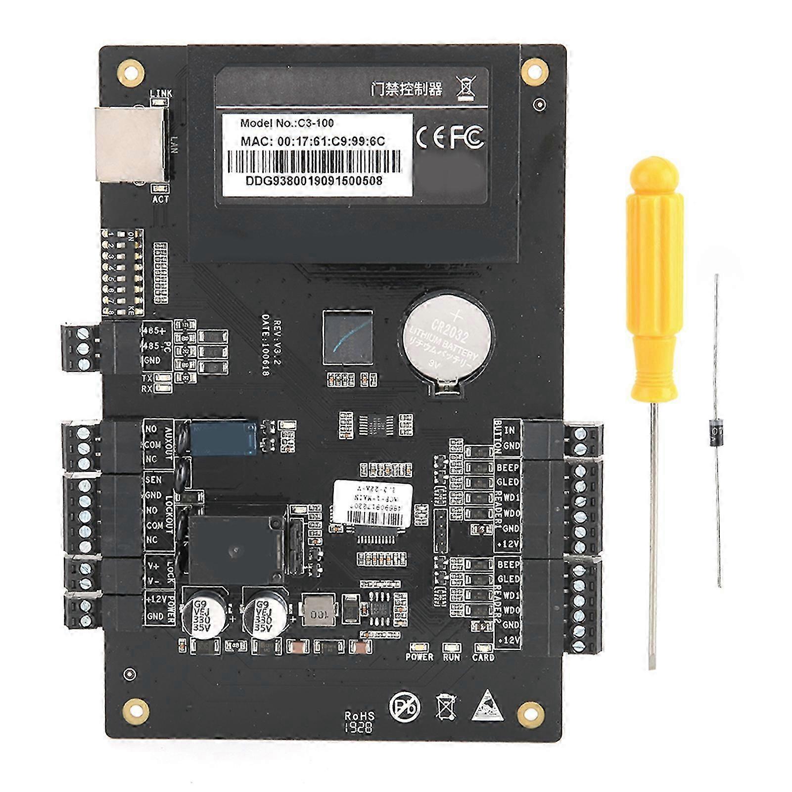 2025 TCP / IP Single Door Controller Wiegand26 Reader Access Control Panel