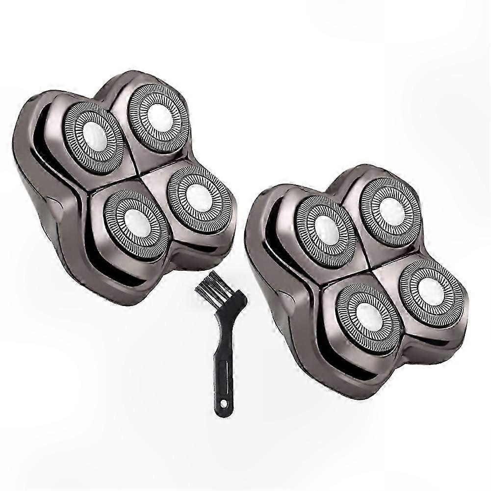 4-Pack Replacement Shaver Heads, Compatible with Multi-Model Series, Floating Design for Precision Shaving