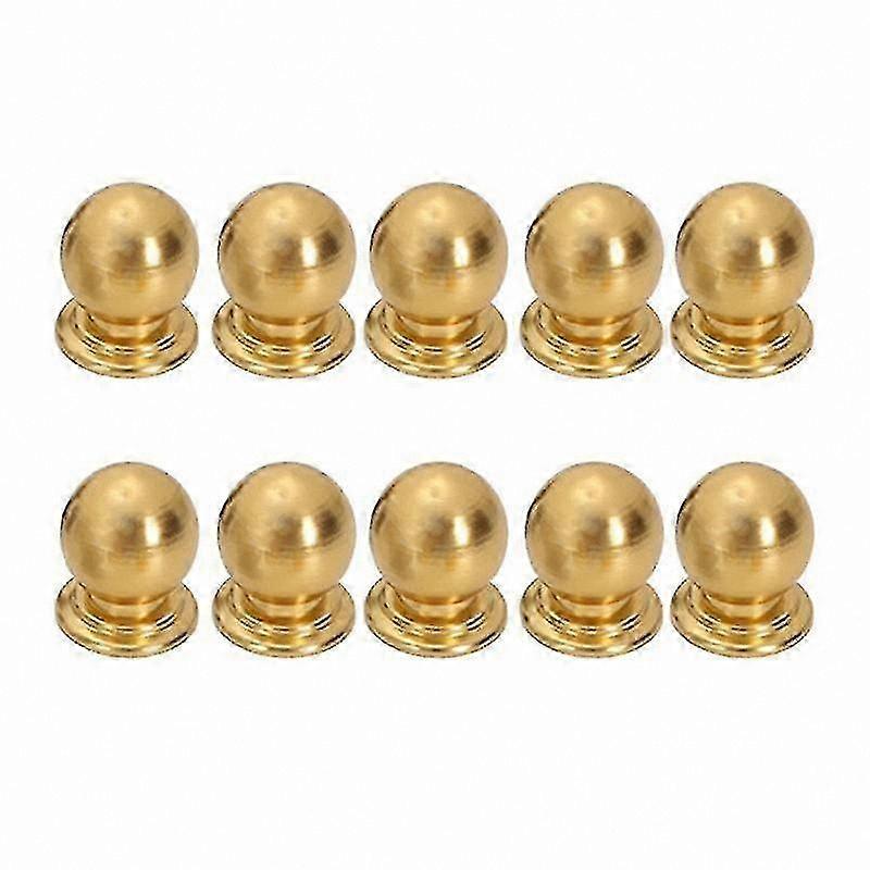 Modern Round Ball Knobs - 10 Pack Dresser and Bathroom Cabinet Hardware