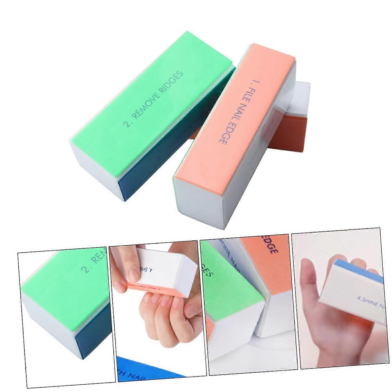 10pcs Professional Nail Buffer and Fine Surface Nail File Set for Gel, Acrylic and Extensions
