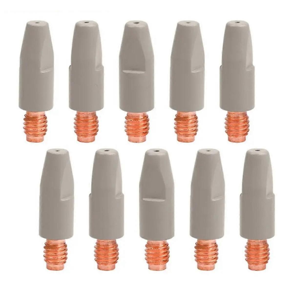 10PCS 24KD Welding Contact Tips Coating Protect M6 Gas Nozzle Tip