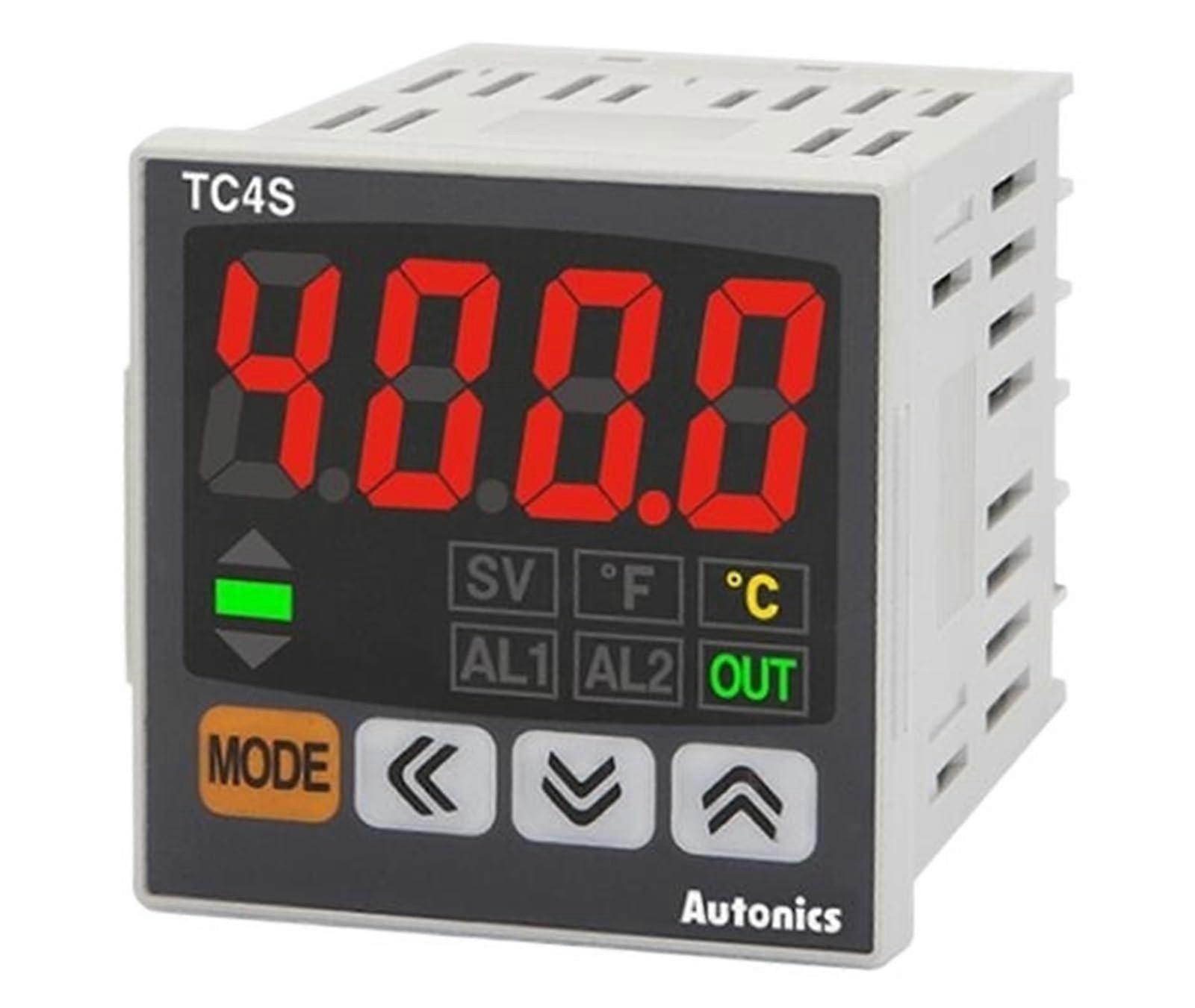 PID Temperature Controller 1/16 DIN Digital 4 Digit Display Dual Relay SSR Output Dual Alarm