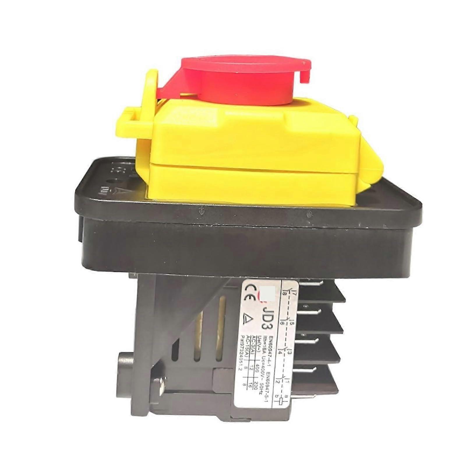JD3 400V 16A 12A Electromagnetic Pushbutton Switch, 10 Pin  Voltage Industrial Control