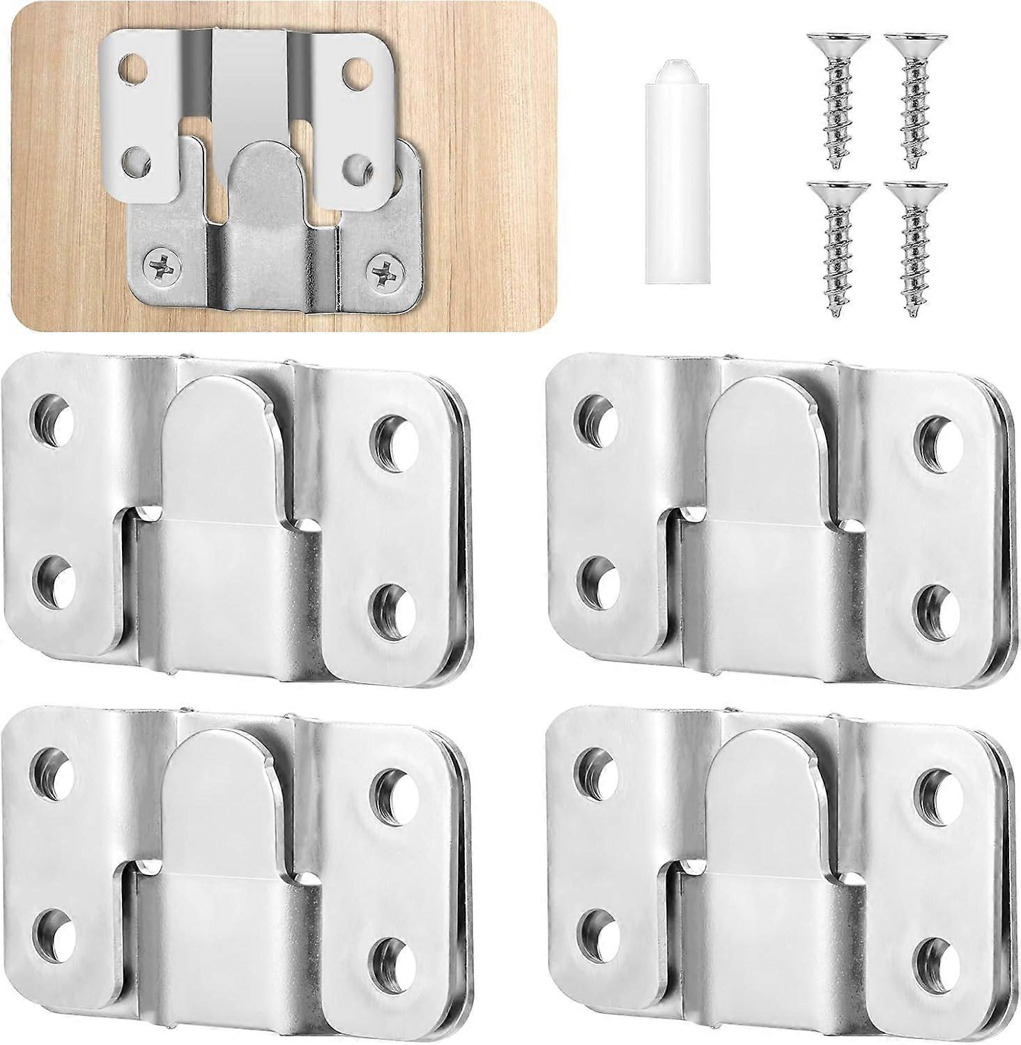 8 Recessed Hooks for Sturdy Picture Frames