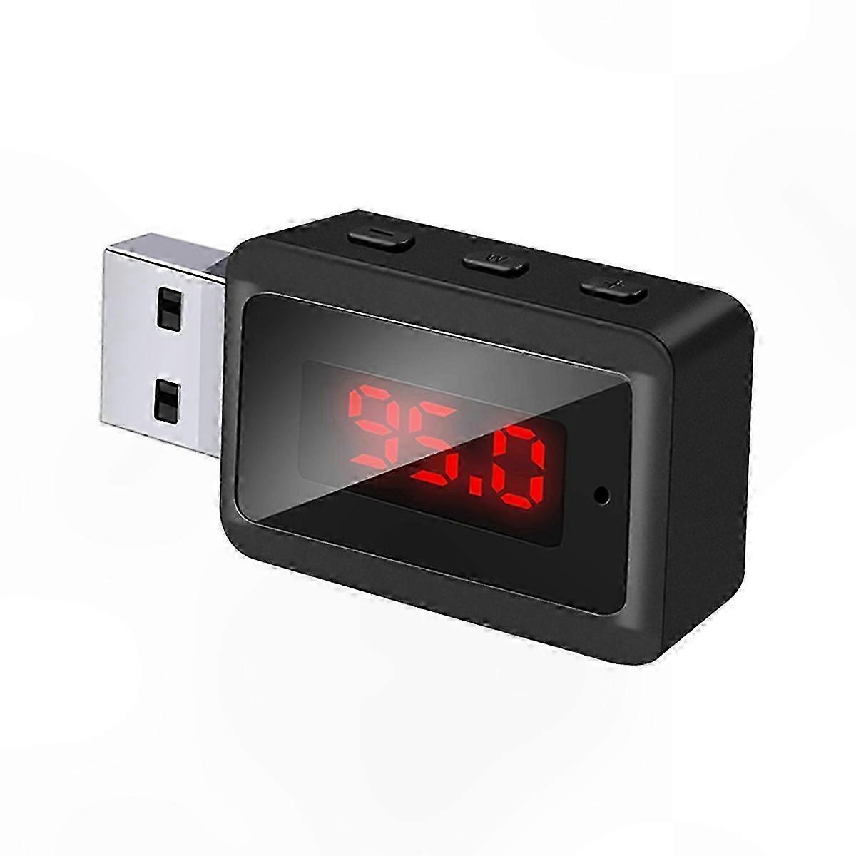 Car Bluetooth 5.3 FM Transmitter USB Wireless Audio Adapter