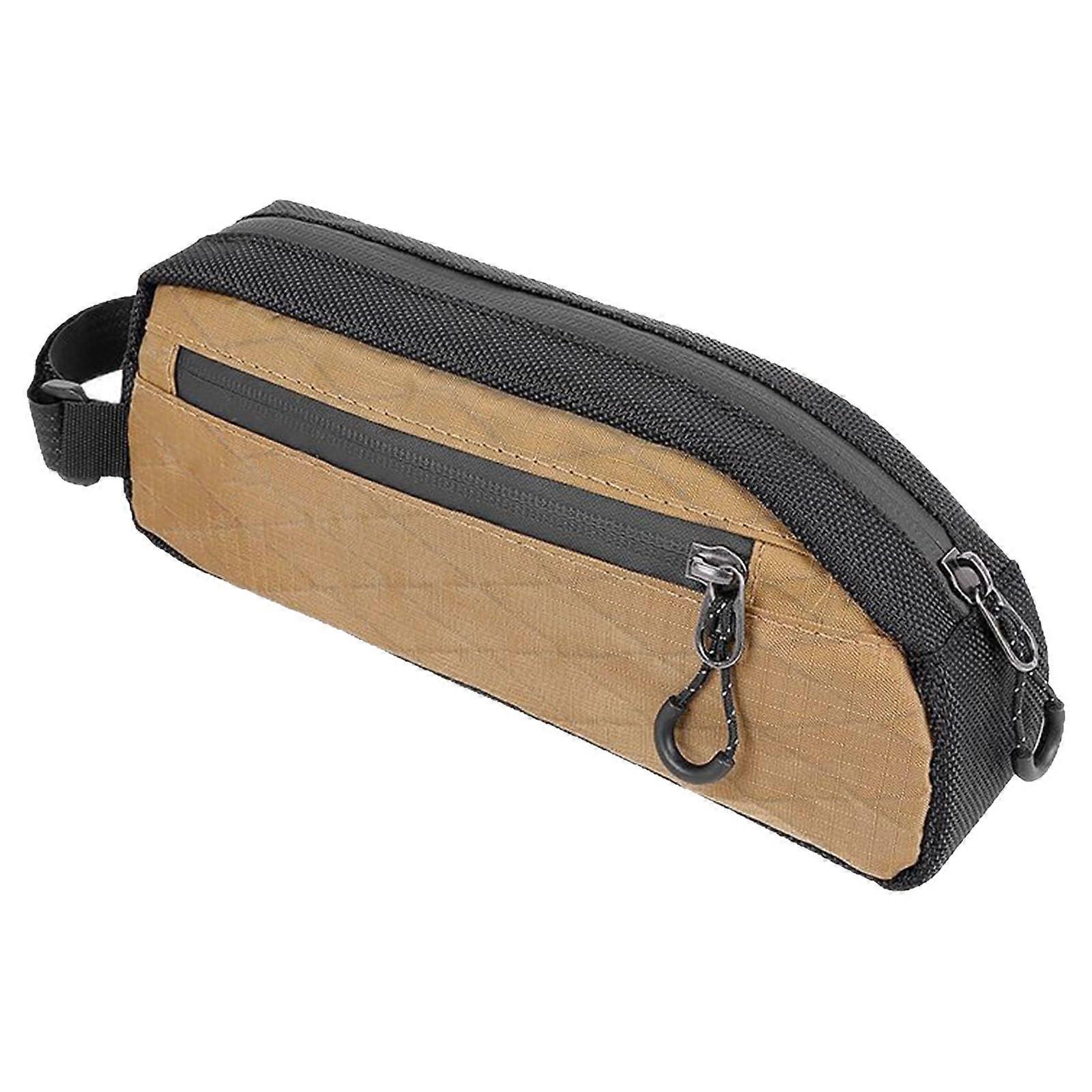 Waterproof Bike Frame Bag with Large Capacity Storage, Triangular Bicycle  Tube Pouch